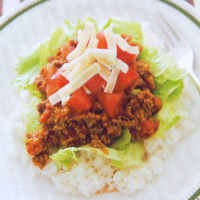 Nasi Tabur Daging Buat Si Kecil