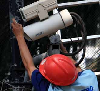 Perawatan CCTV di Kedubes Inggris