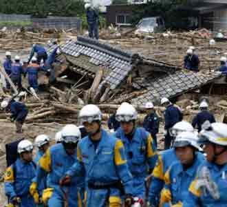 Banjir Bandang Terjang Jepang