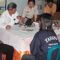 Tahanan Polsek Tegalsari Jalani Pemeriksaan Kesehatan