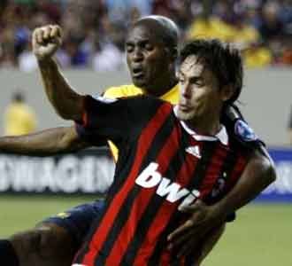 Club America Gulung Milan 2-1