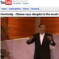Obama Dangdutan Goyang YouTube