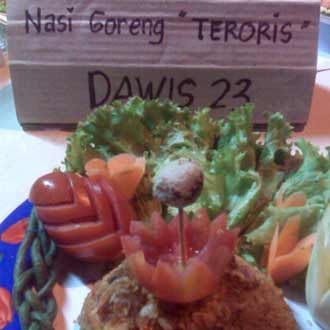 Nasi Goreng Teroris Bikin Geli