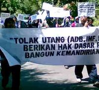 Demo Tolak Utang Baru