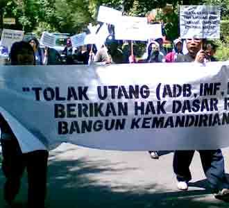 Demo Tolak Utang Baru