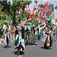 Jember Fashion Carnaval Ramaikan Perlombaan MTQ ke-23 
