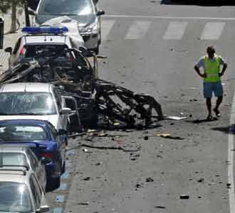 Bom Mobil Meledak, Dua Polisi Tewas