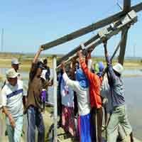 Kincir Angin Dilucuti, Security PT Garam Nyaris Bentrok dengan Warga