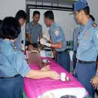 TNI AL Bersama TNI AD dan TNI AU Gelar Bakti Sosial 