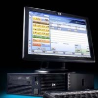 Hewlett-Packard Pede dengan PC Kasir