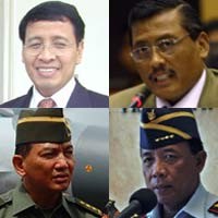Calon Menhan: Hassan Wirajuda, Sjafrie, Sutanto atau Djoko Suyanto?