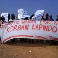 Kasus Lapindo Dihentikan, Warga Porong Turun ke Jalan