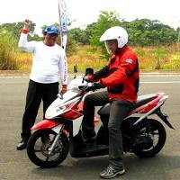 Mencoba Ketangguhan Combi Brake Vario