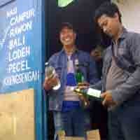 Jelang Ramadan, Polsek Karangpilang Razia Miras