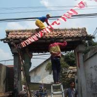 Jelang Agustusan, Warga Berbenah Gapura