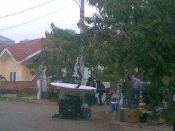 Tenda untuk Pelayat Air Setiawan Disiapkan