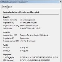 Sertificate VPN BCA Expired