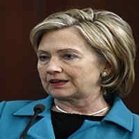 Hillary Clinton Bentak Mahasiswa Kongo