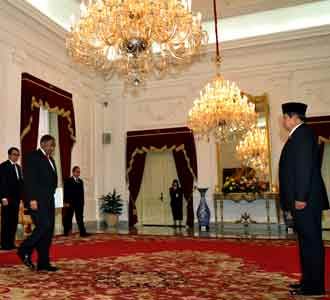SBY Terima Surat Kepercayaan Dubes LBBP