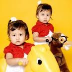Kembar Aisyah & Anida, 2 Tahun; Perempuan; f