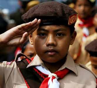 Semangat Menyambut Hari Pramuka