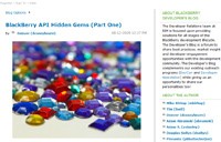 Blog Pengembang Aplikasi BlackBerry