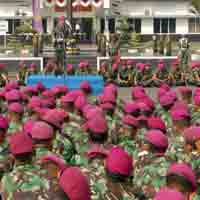 Dankormar Pimpin Upacara Gabungan 