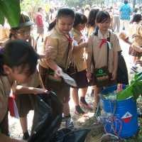 Pramuka Siaga Kecamatan Sumur Bandung Operasi Semut