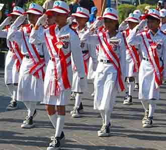 Gerak Jalan Siswa SD