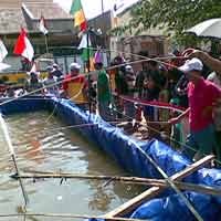Agustusan, Warga Tambaksari Gelar Lomba Mancing 