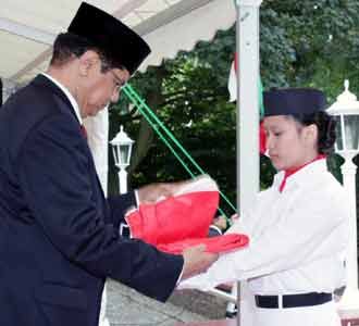 HUT RI di Hamburg Penuh Semangat