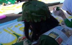 Tanam Pohon dan Tulis Kaligrafi di Atas Kain 100 Meter