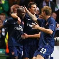 The Gunners Tundukkan Celtic 2-0
