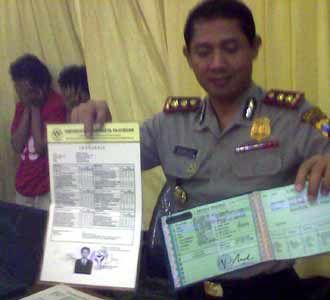 Mahasiswa Pembuat BPKB Palsu Ditangkap