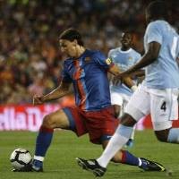 Ibra Debut, Barca Kalah