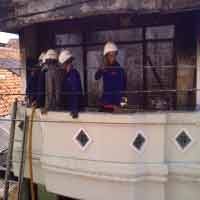 Rumah Senayan Terbakar