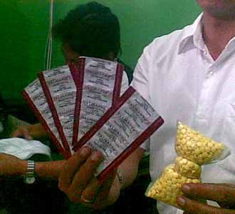 Polisi Gagalkan Penyelundupan Pil ke Rutan