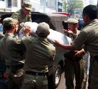 Satpol PP Bandung Razia PKL