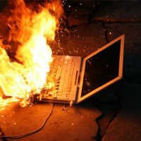 Laptop Meledak Tewaskan Seorang Pria