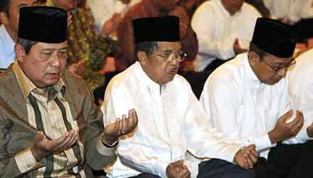SBY-JK dan Boediono Buka Bersama