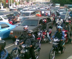 Kebut-kebutan, Polisi Tilang 90 Kendaraan 