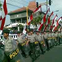 Jelang Pelantikan DPRD Jatim, 1.153 Polisi Diterjunkan