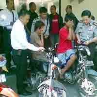 9 Kali Curi Motor, Dua ABG Diringkus 