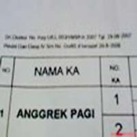 Pamflet Tarif Kereta Api dan Harga di Situs Resmi Tidak Sesuai 