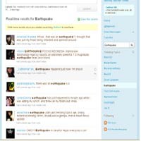 Gempa Langsung Puncaki Twitter