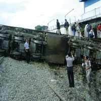 KA Penataran Terguling di Karanglo, 5 Penumpang Luka