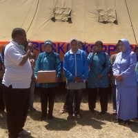 Paskhas Gelar Bakti Sosial untuk Korban Gempa