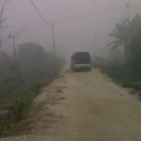 Palembang Diselemuti Kabut Asap