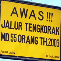 Pemudik Diimbau Waspadai 7 Jalur Rawan di Bangkalan