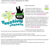 Penggila Twitter Jakarta Ikut Ramaikan Twestival